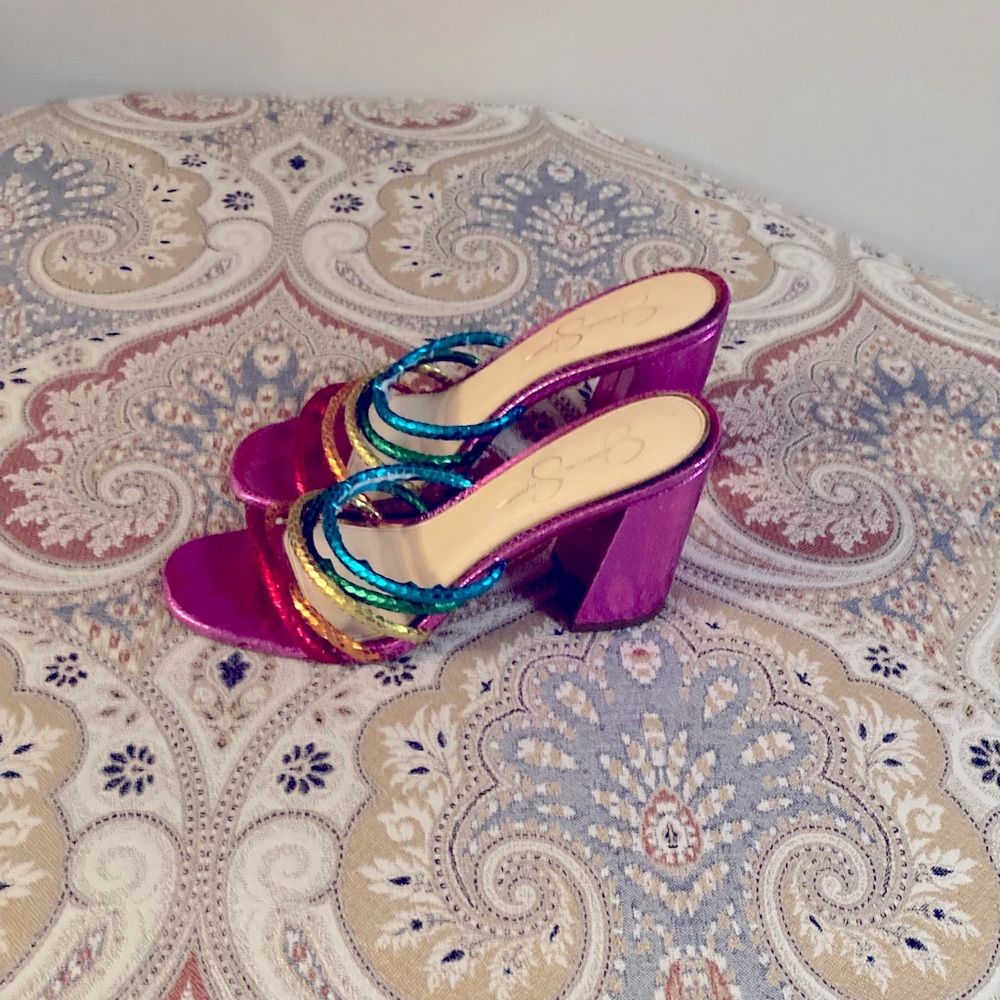 Multi-colored sandals